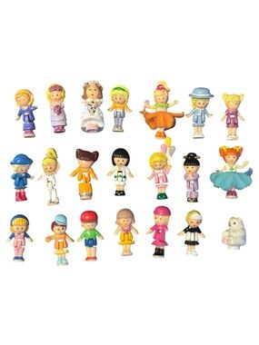 Vintage Polly Pocket Figure Lot of 21